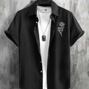 Kemeja Oversize Pria/Wanita Rayon Twill - Atasan Longgar Gaya Skena