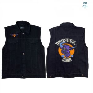 Rompi Rajut Motif Smile / Floral - Vest Korea Estetik Kekinian