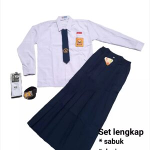 Seragam SMP Perempuan Bahan TC Premium